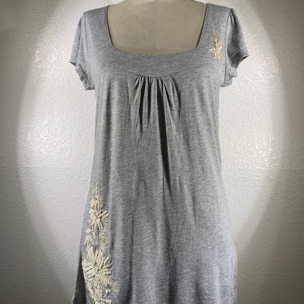 Johnny Was For Love And Liberty Heather Tunic Sz S